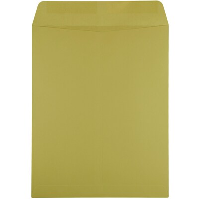 JAM Paper 10 x 13 Open End Catalog Envelopes, Chartreuse Green, 25/Pack (212813512)