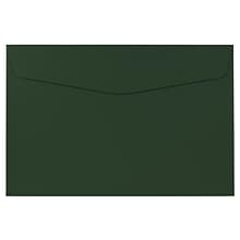JAM Paper 6 x 9 Booklet Envelopes, Dark Green, 25/Pack (263917092)