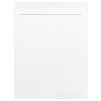 JAM Paper Open End Catalog Envelope, 9 x 12, White, 1000/Carton (01623197B)