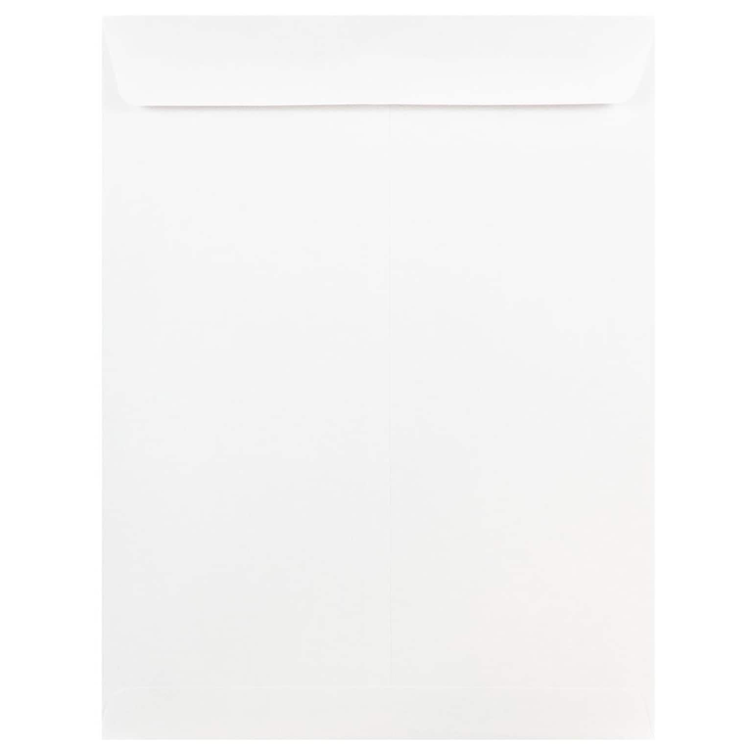 JAM Paper Open End Catalog Envelope, 9 x 12, White, 1000/Carton (01623197B)