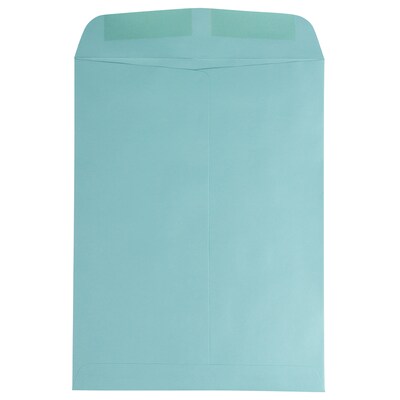 JAM Paper 9 x 12 Open End Catalog Envelopes, Aqua Blue, 25/Pack (31287530)