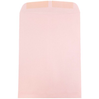 JAM Paper 6" x 9" Open End Catalog Envelopes, Baby Pink, 10/Pack (51285797B)