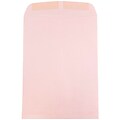 JAM Paper 6 x 9 Open End Catalog Envelopes, Baby Pink, 10/Pack (51285797B)