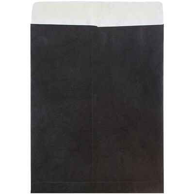 JAM Paper Open End Clasp #13 Catalog Envelope, 10 x 13, Black, 10/Pack (V021376B)