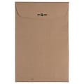 JAM Paper 6 x 9 Open End Catalog Envelopes with Clasp Closure, Brown Kraft Paper Bag, 25/Pack (56312