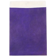 JAM Paper Open End Open End #13 Catalog Envelope, 10 x 13, Purple, 10/Pack (V021382B)
