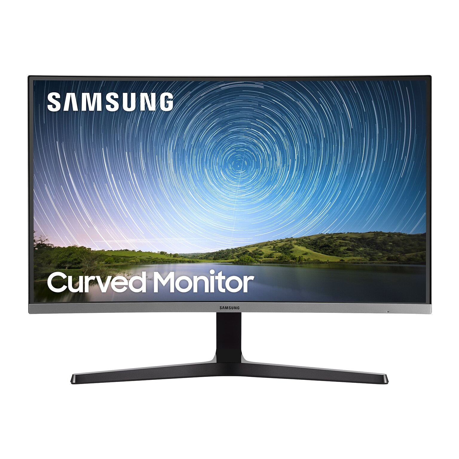 Samsung LC27R500FHNXZA 27 LED Monitor,  Dark Gray/Blue