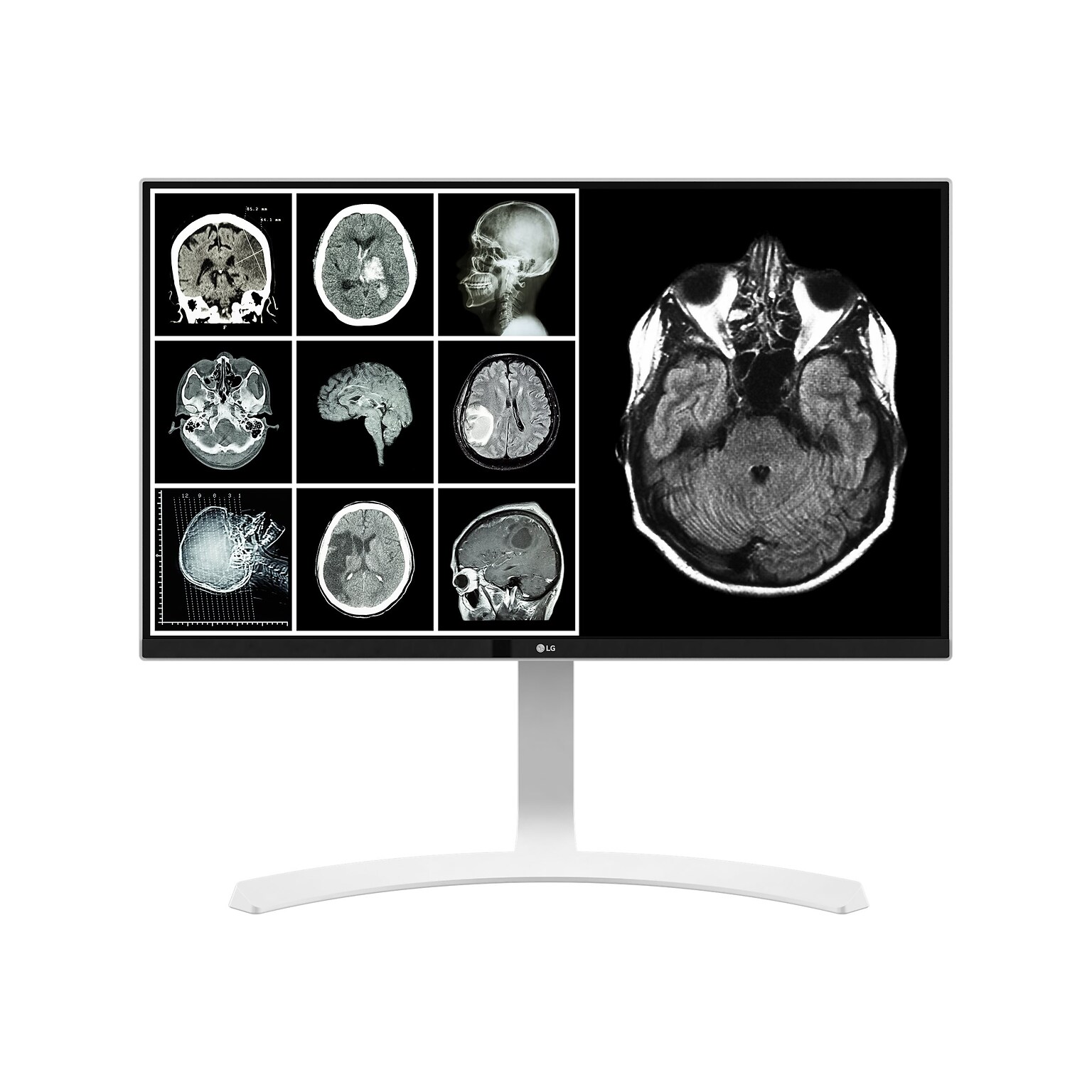 LG 27HJ712C-W 27 LED Monitor, Silver