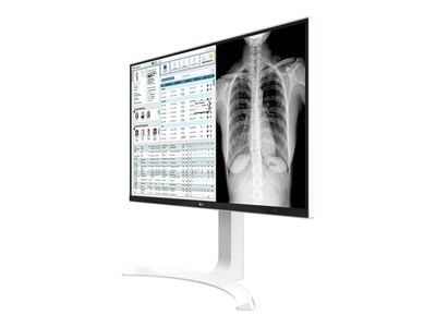 LG 27HJ712C-W 27" LED Monitor, Silver