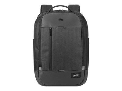 Solo New York Laptop Backpack, Solid, Black (GRV700-4)