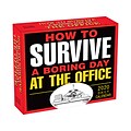 2020 Assorted Publishers 5 x 6 Day-to-Day Calendar, How to Survive a Boring Day at the Office, Multicolor (CB-0873)