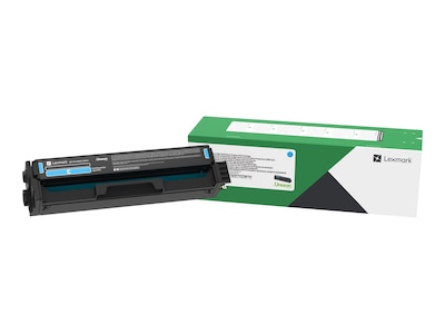 Lexmark C331HC0 Cyan High Yield Toner Cartridge, Prints Up to 2,500 Pages