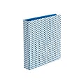 Oxford Punch Pop 1 1/2 3-Ring Non-View Binder, Blue (42501)