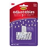 Command™ Adjustables™ Repositionable Mini Fasteners, 14 Clips/Pack (17840CLR-14ES)