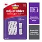 Command™ Adjustables™ Small Repositionable Refill Strips, Clear, 18 Strips/Pack (17820-18ES)