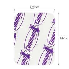 Command™ Adjustables™ Small Repositionable Refill Strips, Clear, 18 Strips/Pack (17820-18ES)