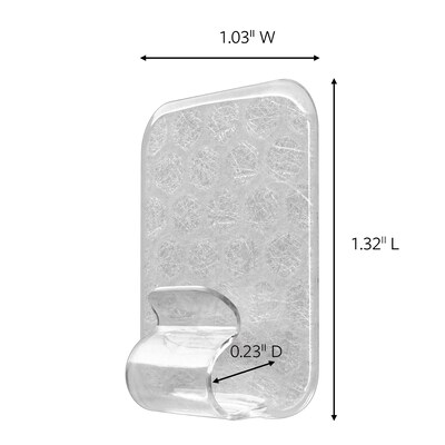 Command Adjustables Repositionable Mini Fasteners, 14 Clips/Pack (17840CLR-14ES)