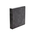 Oxford Labyrinth 1 1/2 3-Ring Non-View Binder, Black (42552)