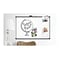 U Brands PINIT Steel Dry-Erase Whiteboard, Aluminum Frame, 4 x 3 (2807U00-01)