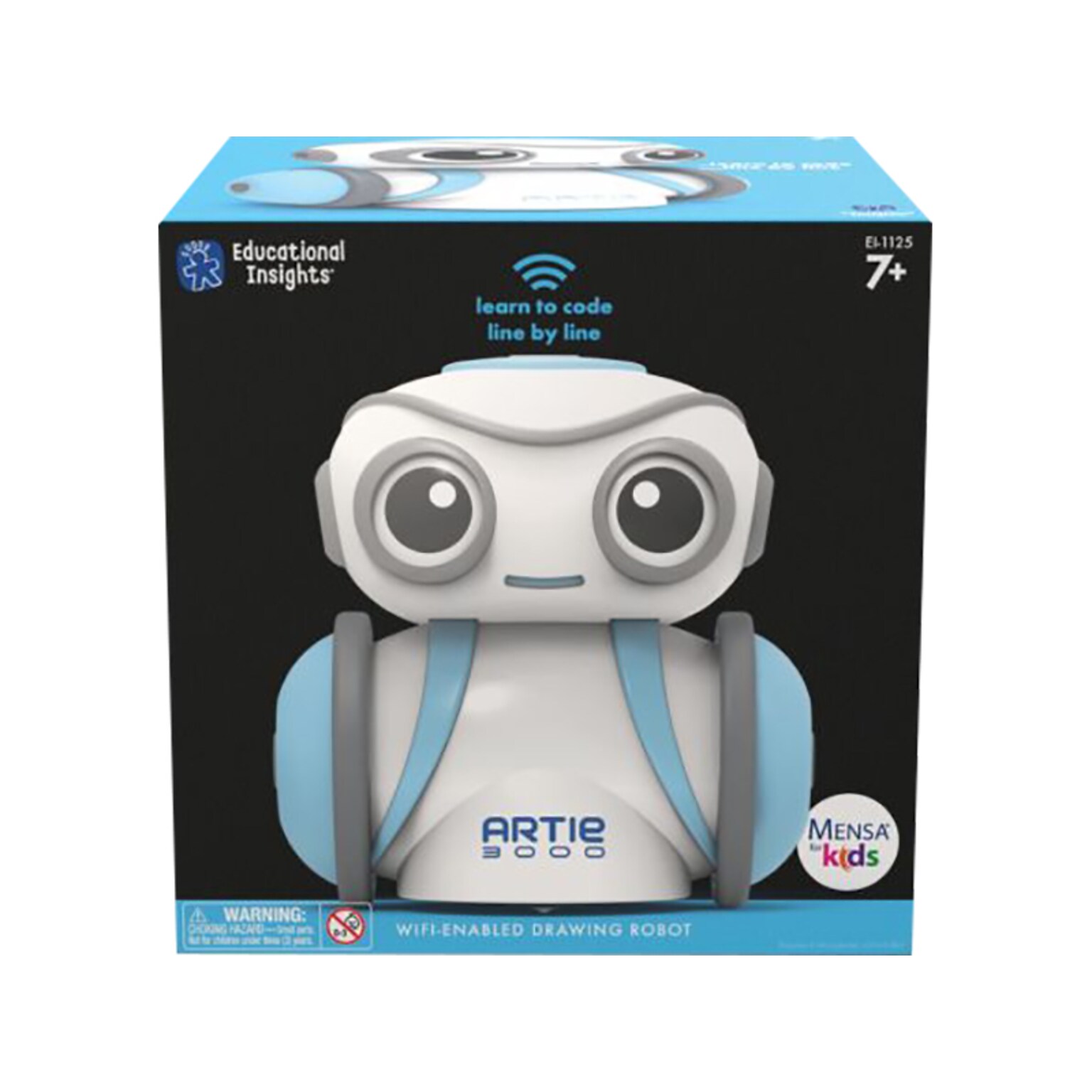 Educational Insights Artie 3000 Coding Robot, White/Blue (1125)