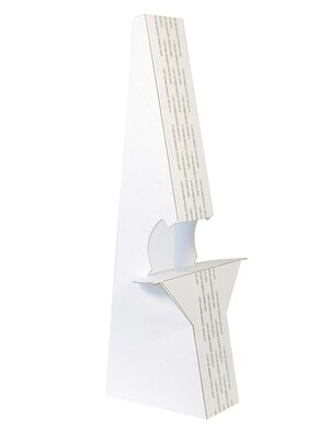 Lineco Self-Stick Double Wing Easel Backs, Size 12, White, Pack of 50 (PK2-L328-1238)