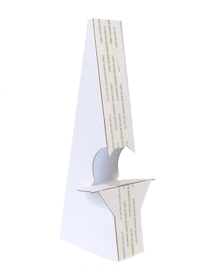 Lineco Self-Stick Double Wing Easel Backs, Size 7, White, Pack of 50 (PK2-L328-1236)