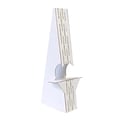 Lineco Self-Stick Double Wing Easel Backs, Size 7, White, Pack of 50 (PK2-L328-1236)