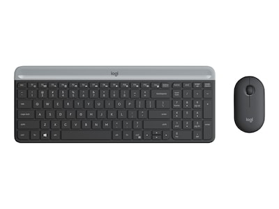 Logitech MK470 Wireless Keyboard and Mouse Combo, Black/Gray (920-009437)