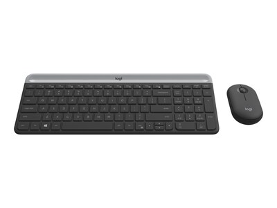 Logitech MK470 Wireless Keyboard and Mouse Combo, Black/Gray (920-009437)