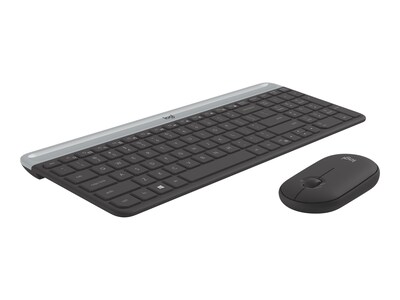 Logitech MK470 Wireless Keyboard and Mouse Combo, Black/Gray (920-009437)