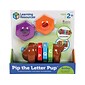 Learning Resources Pip the Letter Pup Interactive Play Set, Assorted Colors, 8 Pieces/Set (LER 7739)