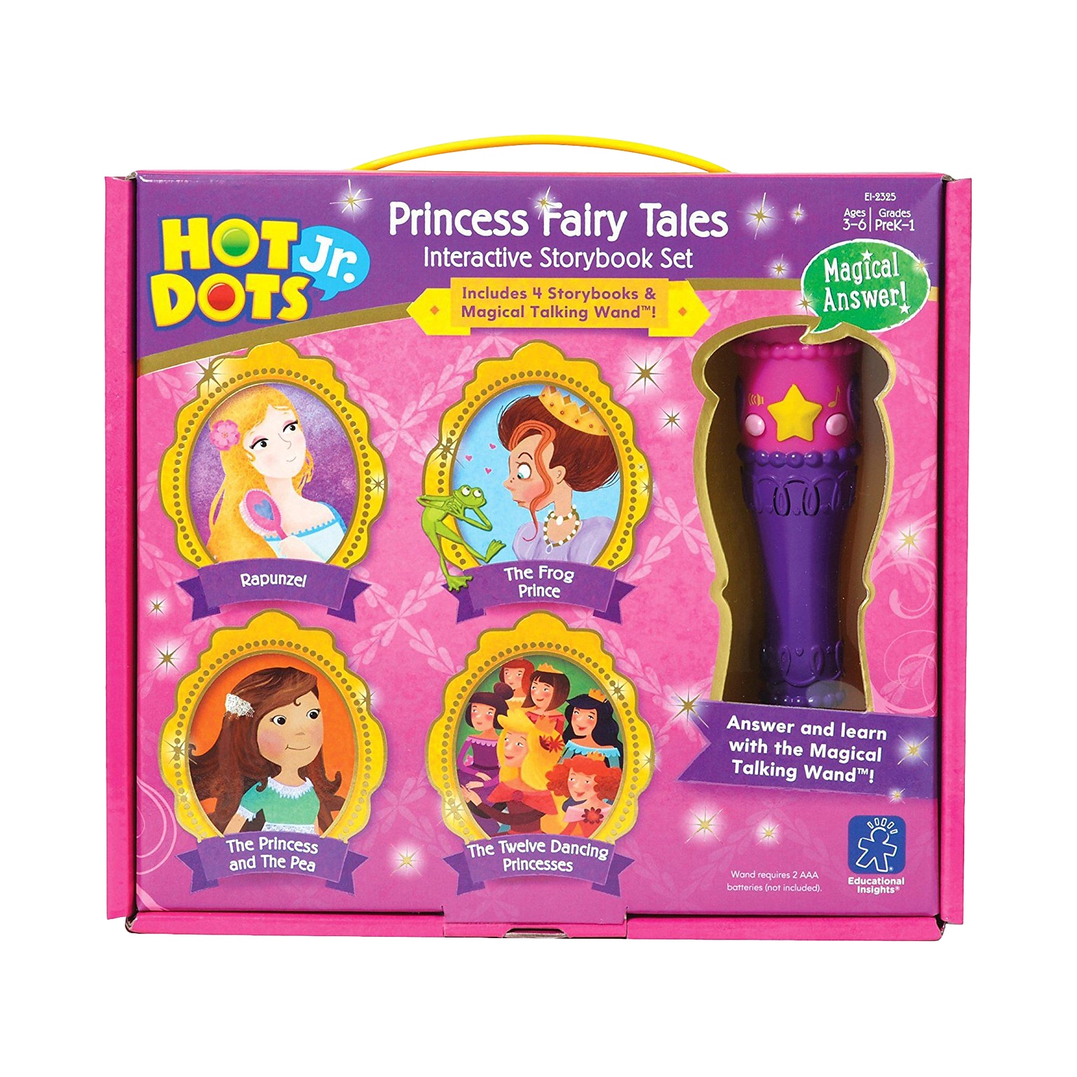 Learning Resources Hot Dots Jr. Princess Fairy Tales, Multicolor (2325)