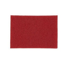 3M Low-Speed Red Buffing Pad 5100, 20 x 14, 10/Carton (5100)