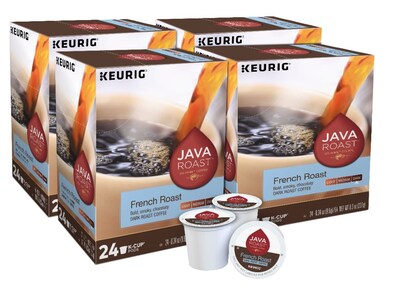Java Roast French Roast Coffee Keurig® K-Cup® Pods, Dark Roast, 96/Carton (52966CT)