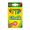 Crayola Drawing Chalk, Assorted Colors, 12/Box (51-0816)