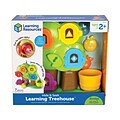 Learning Resources Hide & Seek Learning Treehouse, Assorted Colors, 8 Pieces/Set (LER 7741)