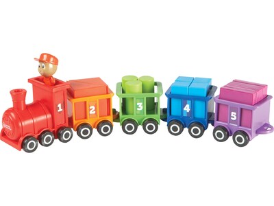 Learning Resources Count & Color Choo Choo Train, Assorted Colors, 21 Pieces/Set (LER 7742)