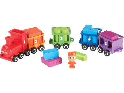 Learning Resources Count & Color Choo Choo Train, Assorted Colors, 21 Pieces/Set (LER 7742)