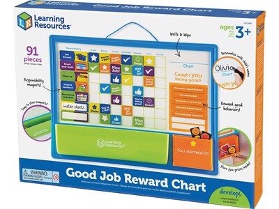 Learning Resources Good Job Reward Chart, Multicolor, 91 Tiles/Set (LER9580)