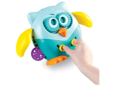 Learning Resources Hoot the Fine Motor Owl, Assorted Colors, 6 Pieces/Set (LER 9045)