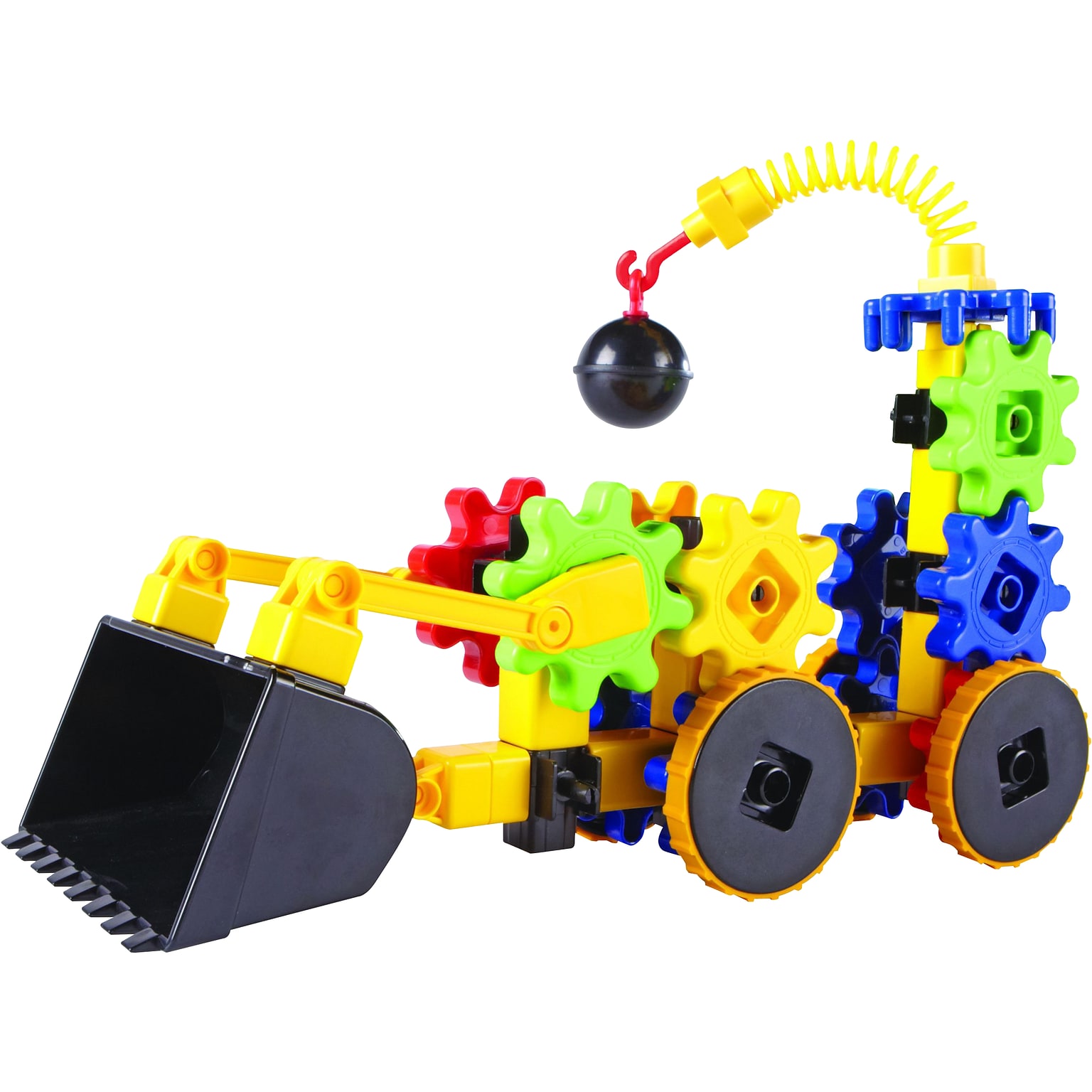 Learning Resources Gears! Gears! Gears! WreckerGears, Assorted Colors, 47 Pieces/Set (LER 9237)