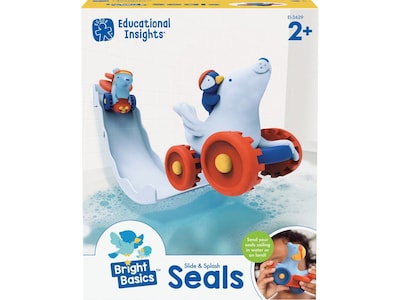 Educational Insights Bright Basics Slide & Splash Seals, Assorted Colors (3629)