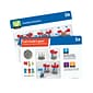 Learning Resources Engineering & Design Castle Building Set, Assorted Colors, 123 Pieces/Set (LER2876)