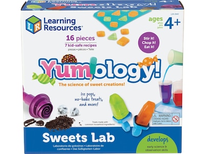 Learning Resources Yumology! Sweets Lab, Assorted Colors, 16 Pieces/Set (LER2943)