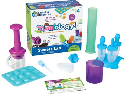 Learning Resources Yumology! Sweets Lab, Assorted Colors, 16 Pieces/Set (LER2943)