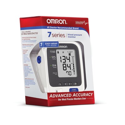 Omron 7 Series Digital Advanced-Accuracy Upper Arm Blood Pressure Monitor with Bluetooth Connectivity (BP761)