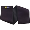 Gofit Black Double-thick Neoprene Waist Trimmer (GF-2XNWT)