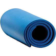 Gofit Blue Deluxe Pilates Foam Mat, 72 (GF-PMAT)