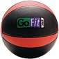 Gofit Black/Red Medicine Ball, 8 lbs. (GF-MB8)