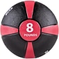 Gofit Black/Red Medicine Ball, 8 lbs. (GF-MB8)